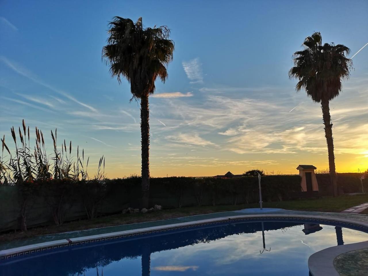 Espectacular Residencial En 1A Linea Con Piscina Benajarafe Exterior foto